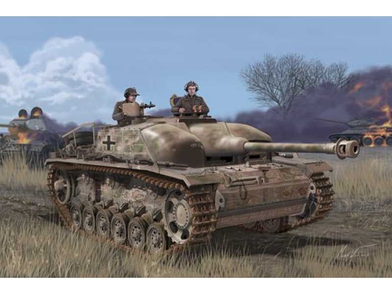StuG.III Ausf.G z pancerzem betonowym i zimmeritem - zdjęcie 1 StuG.III Ausf.G z pancerzem betonowym i zimmeritem - zdjęcie 1