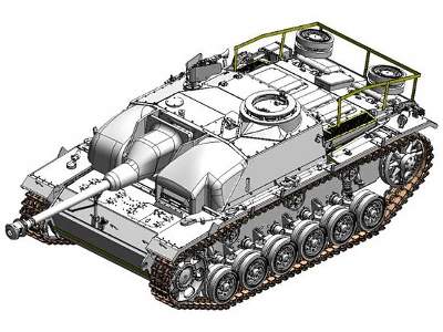StuG.III Ausf.G z pancerzem betonowym i zimmeritem - zdjęcie 9