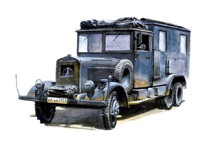Ciężarówka Mercedes-Benz LG 3000 Funkkoffer Kfz. 72 - zdjęcie 1 Ciężarówka Mercedes-Benz LG 3000 Funkkoffer Kfz. 72 - zdjęcie 1