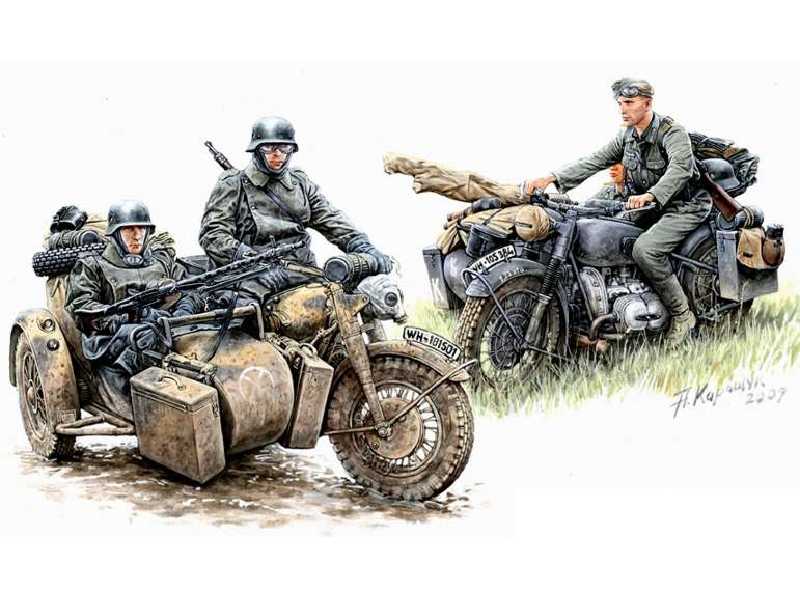 Niemiecki motocykl BMW R75 - II Wojna Światowa - el. fototraw. - zdjęcie 1 Niemiecki motocykl BMW R75 - II Wojna Światowa - el. fototraw. - zdjęcie 1