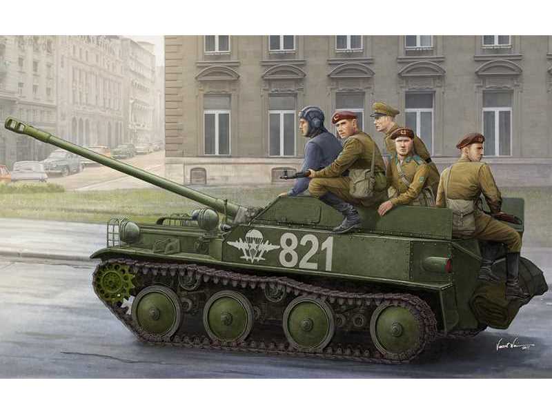 ASU-57 sowiecki niszczyciel czołgów - wojska powietrznodesantowe - zdjęcie 1