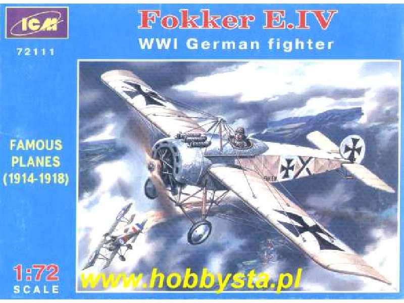 Fokker E.IV WWI German Fighter - zdjęcie 1