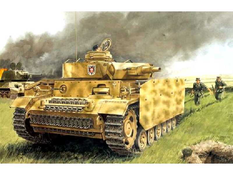 Pz.Kpfw.III Ausf.N (Sd.Kfz.141/2) w/Schurzen - Smart Kit - zdjęcie 1 Pz.Kpfw.III Ausf.N (Sd.Kfz.141/2) w/Schurzen - Smart Kit - zdjęcie 1
