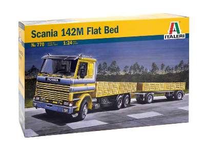 Scania 142M Flat Bed z przyczepą - zdjęcie 2