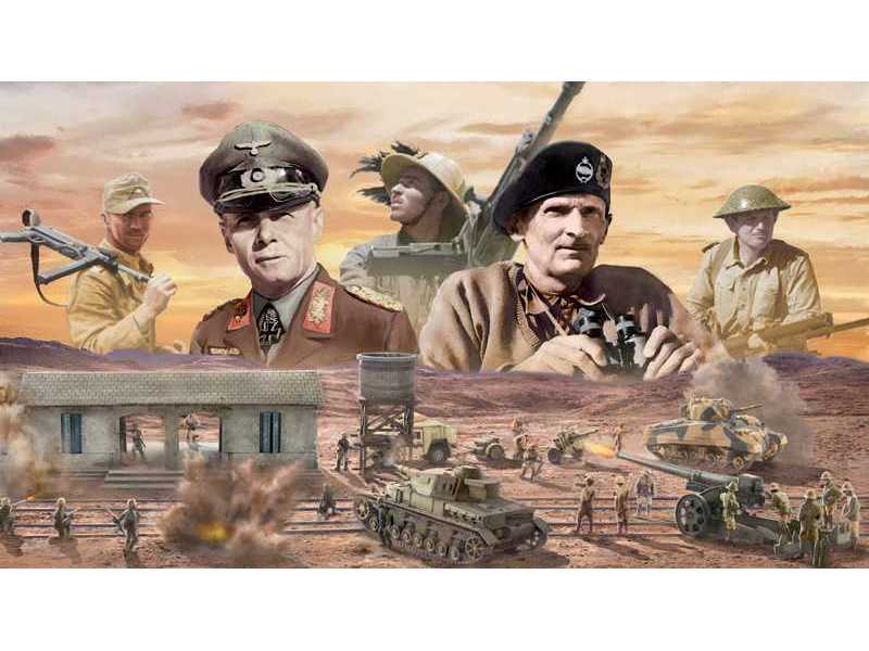 El Alamein - Stacja kolejowa - zestaw - zdjęcie 1 El Alamein - Stacja kolejowa - zestaw - zdjęcie 1