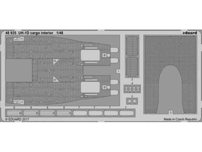 UH-1D cargo interior 1/48 - Kitty Hawk - zdjęcie 1