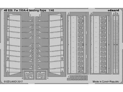 Fw 190A-4 landing flaps 1/48 - Eduard - zdjęcie 1