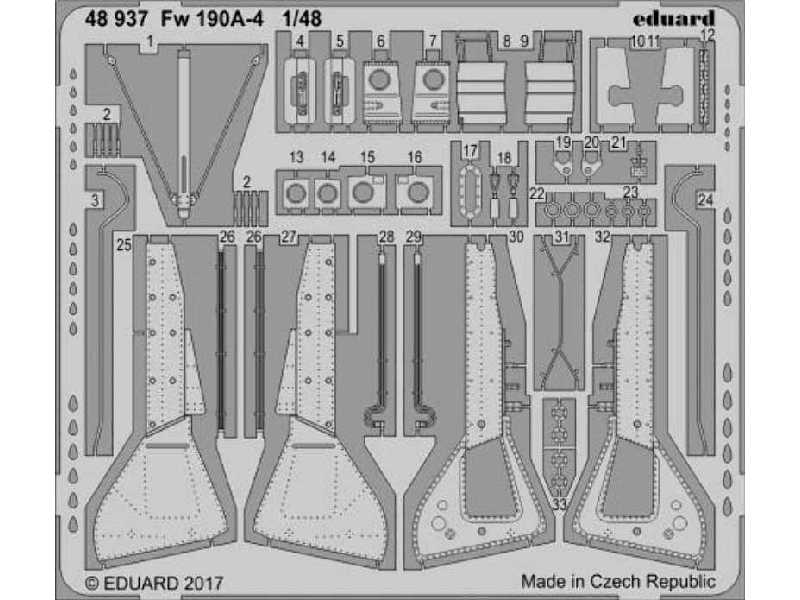 Fw 190A-4 1/48 - Eduard - zdjęcie 1 Fw 190A-4 1/48 - Eduard - zdjęcie 1