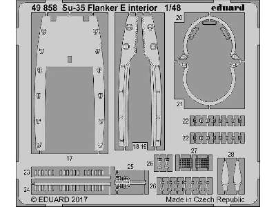 Su-35 Flanker E interior 1/48 1/48 - Kitty Hawk - zdjęcie 2