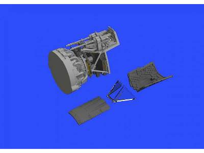 Fw 190A-4 fuselage guns 1/48 - Eduard - zdjęcie 3