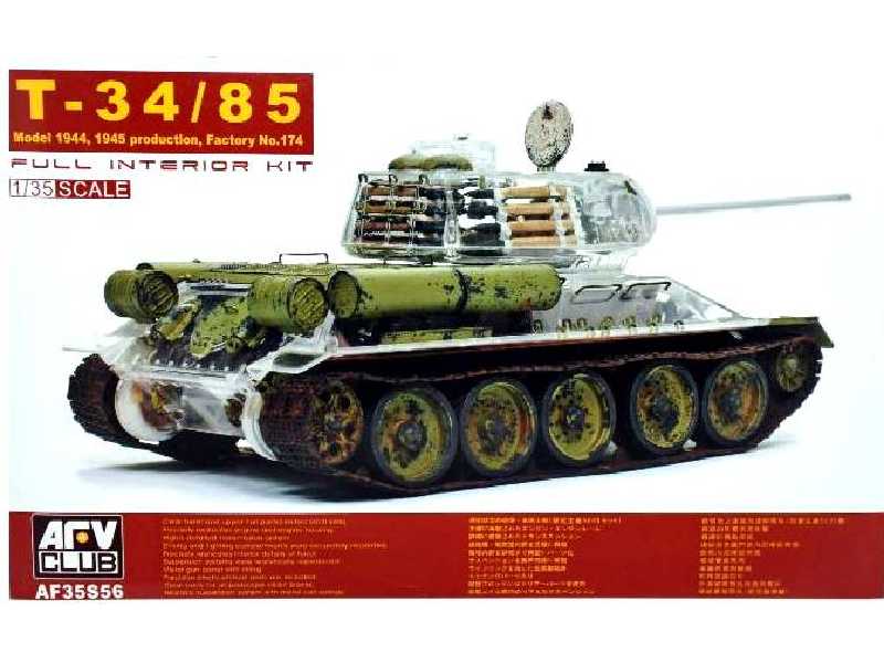 T-34/85 Model 1944 Factory No. 174- z wnętrzem - zdjęcie 1