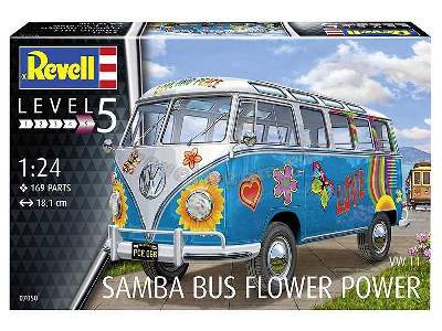 VW T1 Samba Bus  Flower Power - zdjęcie 1