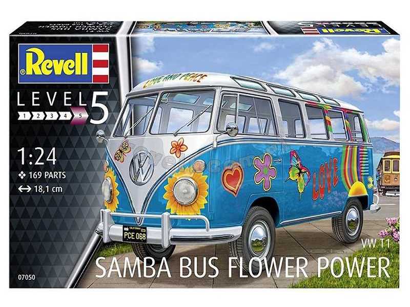 VW T1 Samba Bus  Flower Power - zdjęcie 1