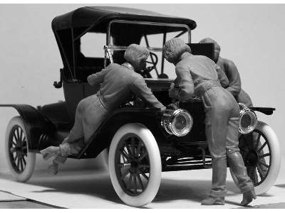 Amerykańscy mechanicy 1910 - 3 figurki - zdjęcie 2