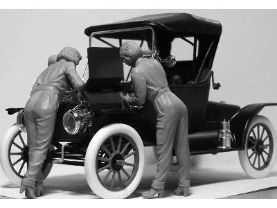Amerykańscy mechanicy 1910 - 3 figurki - zdjęcie 4