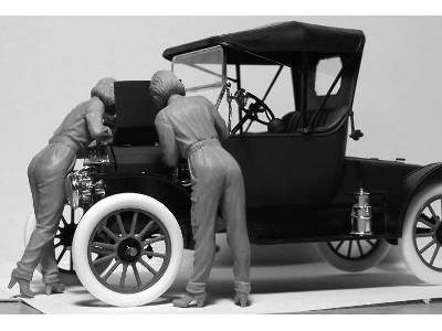 Amerykańscy mechanicy 1910 - 3 figurki - zdjęcie 5