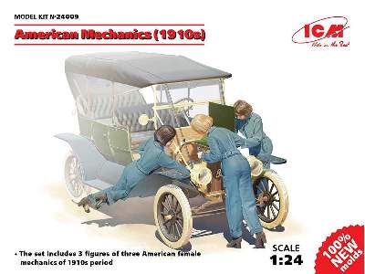 Amerykańscy mechanicy 1910 - 3 figurki - zdjęcie 11