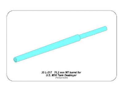 Lufa 76,2mm M7 do działa pancernego M10 - zdjęcie 6