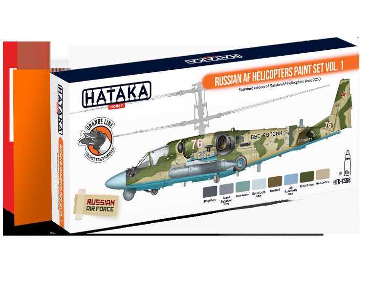 Russian Af Helicopters Paint Set Vol.1 - zdjęcie 1 Russian Af Helicopters Paint Set Vol.1 - zdjęcie 1