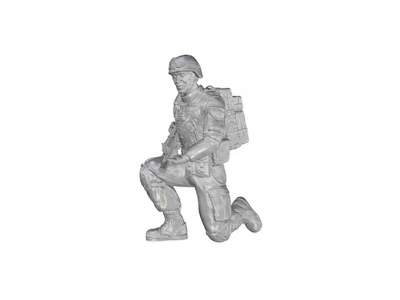 Kneeling Soldier (On Left Knee), US Army Infantry Squad 2nd Divi - zdjęcie 1