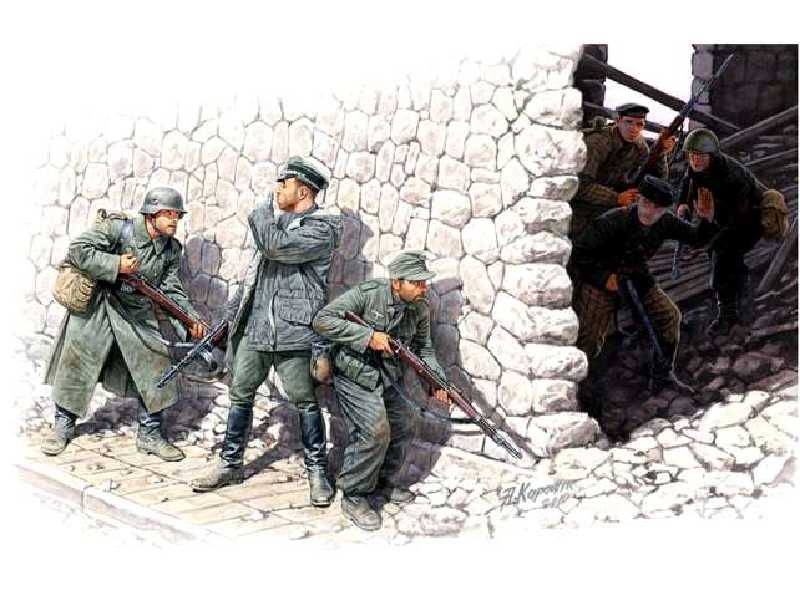 Figurki German Mountain Troops & Soviet Marines spring 1943 - zdjęcie 1 Figurki German Mountain Troops & Soviet Marines spring 1943 - zdjęcie 1