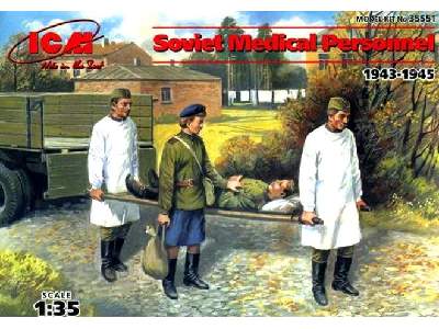 Figurki - Sowiecki personel medyczny - zdjęcie 1