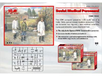 Figurki - Sowiecki personel medyczny - zdjęcie 2
