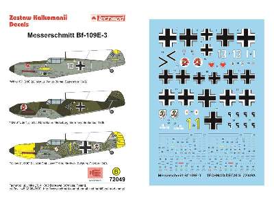 Kalkomania - Messerschmitt Bf 109E-3 - zdjęcie 3