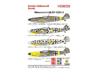 Kalkomania - Messerschmitt Bf 109G-2 - 1942 - 1943 - zdjęcie 2