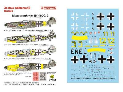 Kalkomania - Messerschmitt Bf 109G-2 - 1942 - 1943 - zdjęcie 3