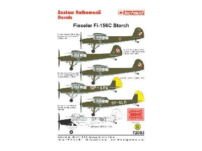 Kalkomania - Fieseler Fi 156C Storch - zdjęcie 2