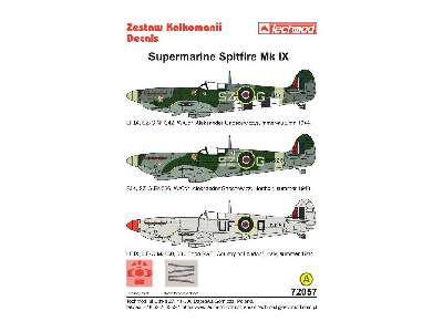 Kalkomania - Supermarine Spitfire IX - zdjęcie 2