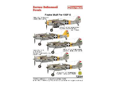 Kalkomania - Focke-Wulf Fw 190F-8 - zdjęcie 2