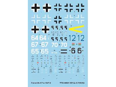 Kalkomania - Focke-Wulf Fw 190F-8 - zestaw 2 - zdjęcie 1