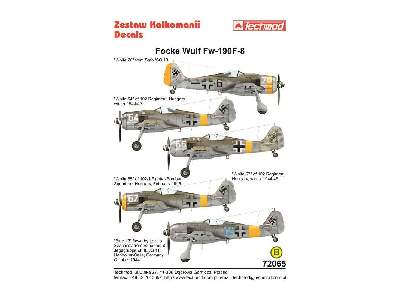 Kalkomania - Focke-Wulf Fw 190F-8 - zestaw 2 - zdjęcie 2