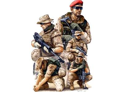 Figurki Afganistan - Niemieccy żołnierze ISAF - zdjęcie 1