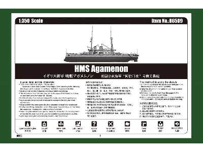 HMS Agamenon brytyjski pancernik przeddrednot - zdjęcie 5