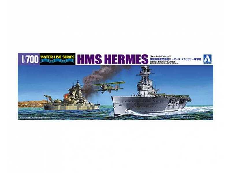 Hms Hermes British AircRAFt Carrier Attacks Richelieu - zdjęcie 1
