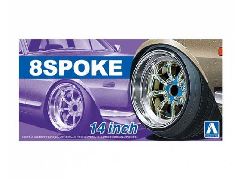 Felgi + Opony 8spoke 14cali - zdjęcie 1 Felgi + Opony 8spoke 14cali - zdjęcie 1