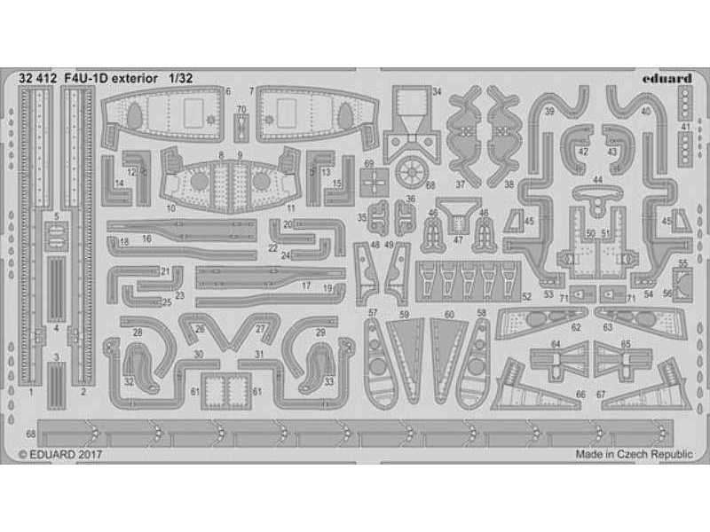 F4U-1D exterior 1/32 - Tamiya - zdjęcie 1