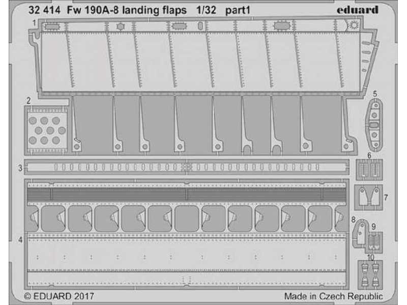 Fw 190A-8 landing flaps 1/32 - Revell - zdjęcie 1