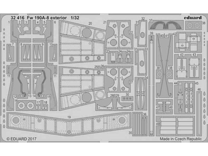 Fw 190A-8 exterior 1/32 - Revell - zdjęcie 1 Fw 190A-8 exterior 1/32 - Revell - zdjęcie 1