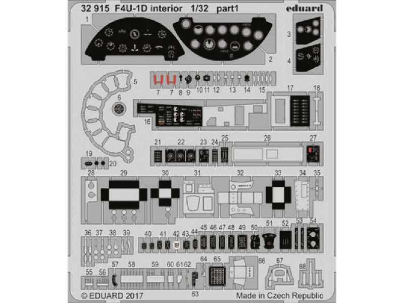 F4U-1D interior 1/32 - Tamiya - zdjęcie 1 F4U-1D interior 1/32 - Tamiya - zdjęcie 1