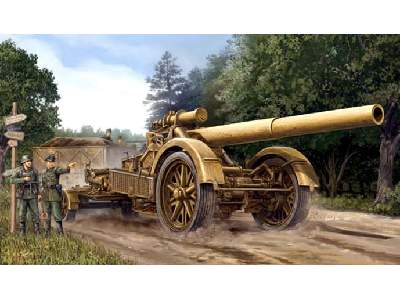 Niemiecki ciężki moździerz 21 cm Morser 18 - zdjęcie 1