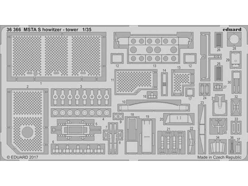 MSTA S howitzer - tower 1/35 - Zvezda - zdjęcie 1 MSTA S howitzer - tower 1/35 - Zvezda - zdjęcie 1