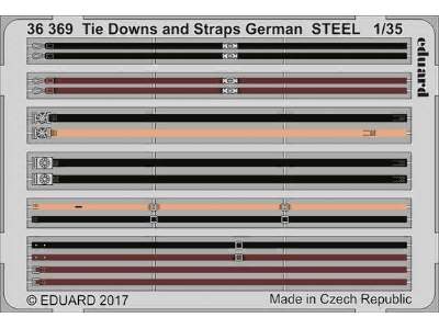 Tie Downs and Straps German STEEL 1/35 - zdjęcie 1