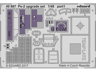 Pe-2 upgrade set 1/48 - Eduard - zdjęcie 1