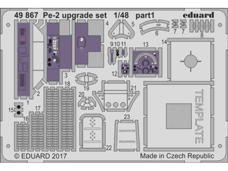 Pe-2 upgrade set 1/48 - Eduard - zdjęcie 1 Pe-2 upgrade set 1/48 - Eduard - zdjęcie 1