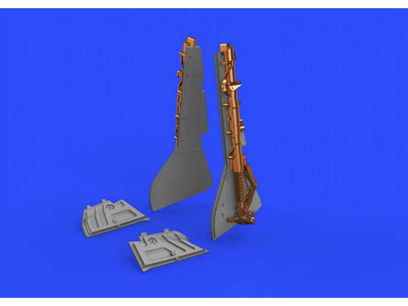 Fw 190A-3/ A-4 undercarriage legs BRONZE 1/48 - Eduard - zdjęcie 1