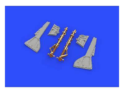 Fw 190A-3/ A-4 undercarriage legs BRONZE 1/48 - Eduard - zdjęcie 7